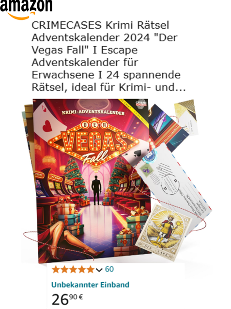 CRIMECASES Krimi Rätsel Adventskalender