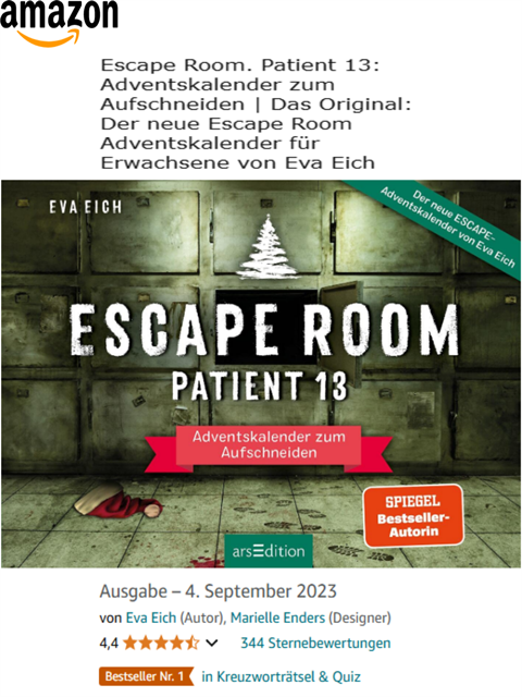 Escape Room. Patient 13